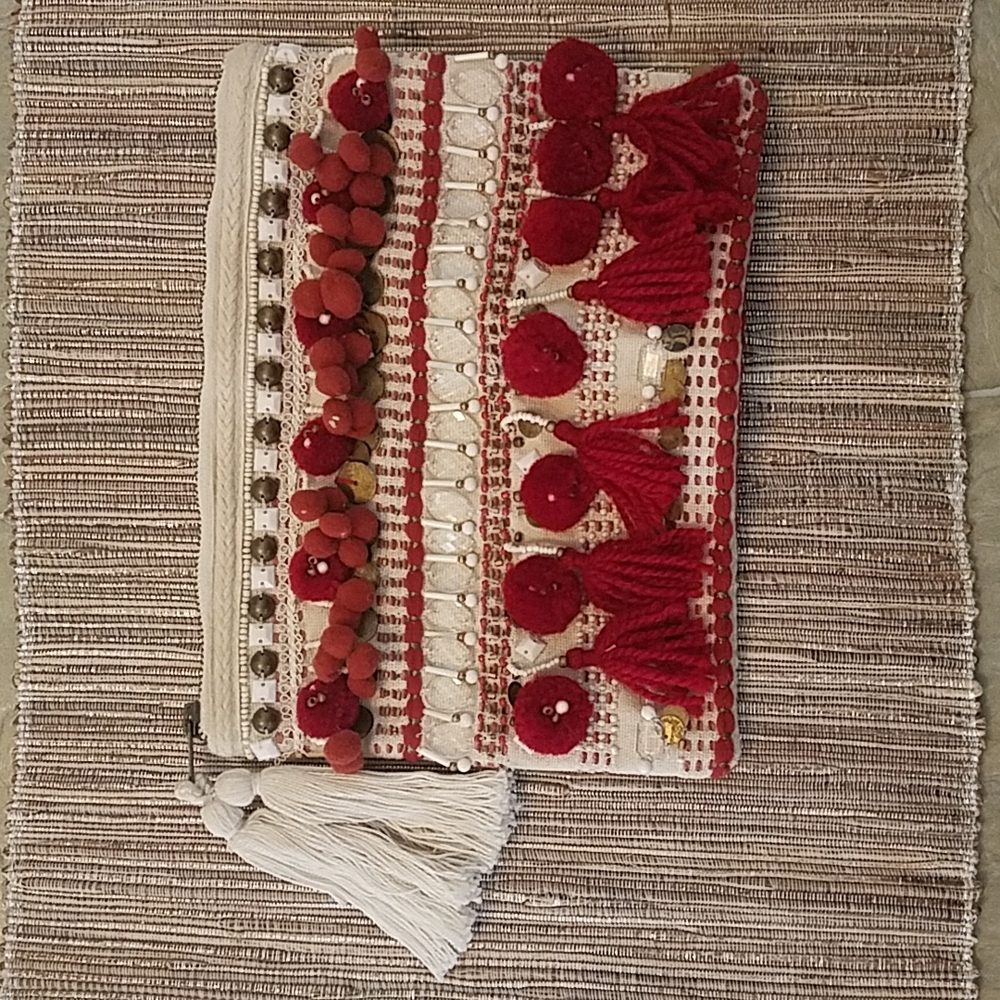 Anthropologie Jasper and Jeera clutch bag